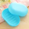 For a super cute cartoon trip, carry a covered soap box, a teddy bear practical soap dish, a soap plate, and a candy-colored soap box Application Scenario